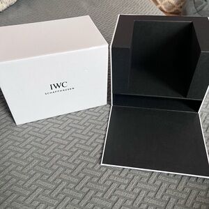 IWC Black and White Luxury Watch Box - make an offer